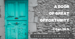 Missionary Report -- Josh McFarland